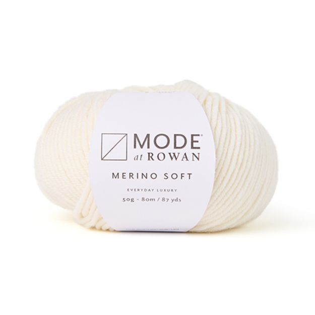 Picture of MODE at Rowan: Merino Soft 50g  Snow (017)